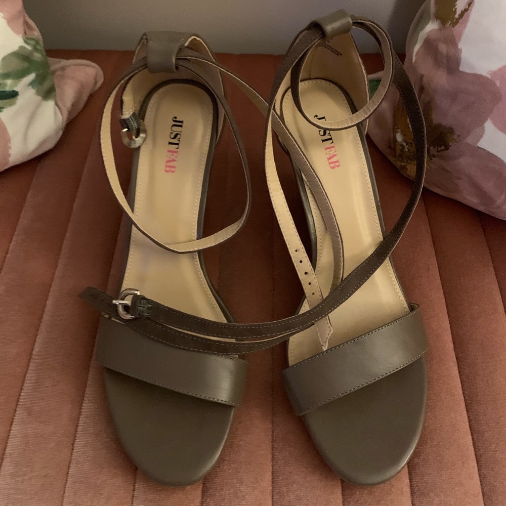 Strapy wedges